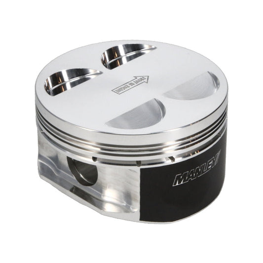 Manley Nissan GT-R 3.8L VR38DETT 99mm Bore 9.8:1 CR -2cc Dish Extreme Duty Piston Set w/ Rings