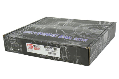 Stoptech Rear Left Slotter Rotor w/OEM Brembo Brakes - 2003-2009 Nissan 350Z / Infiniti G35 (w/OEM Brembo)