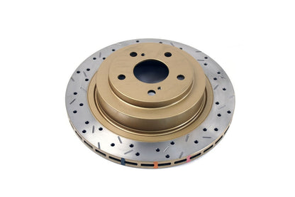 DBA 4000 Series Drilled/Slotted Rear Rotor Pair - Subaru Models (inc. 2006-2007 WRX / 2005-2009 Legacy GT)