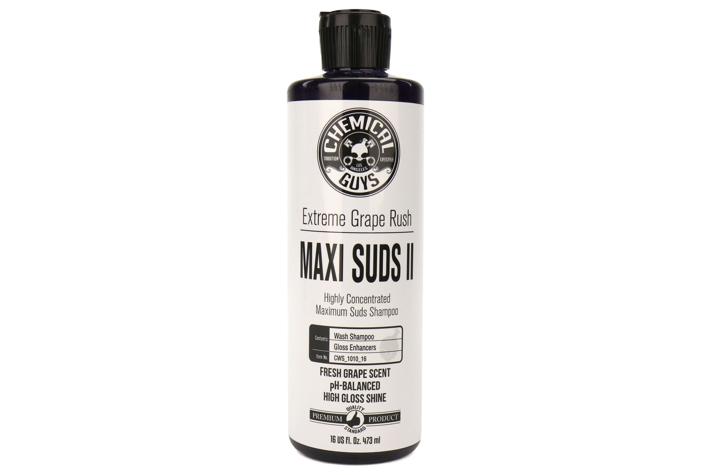 Chemical Guys Maxi-Suds II Grape Rush Super Suds Shampoo (16 oz) - Universal