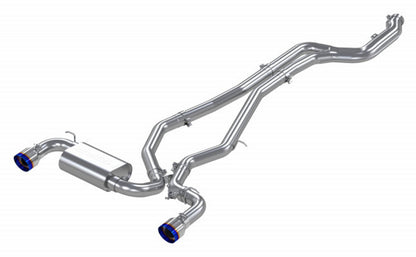 MBRP Cat Back Exhaust w/ Dual Rear Burnt Tips - 2020-2024 Toyota Supra