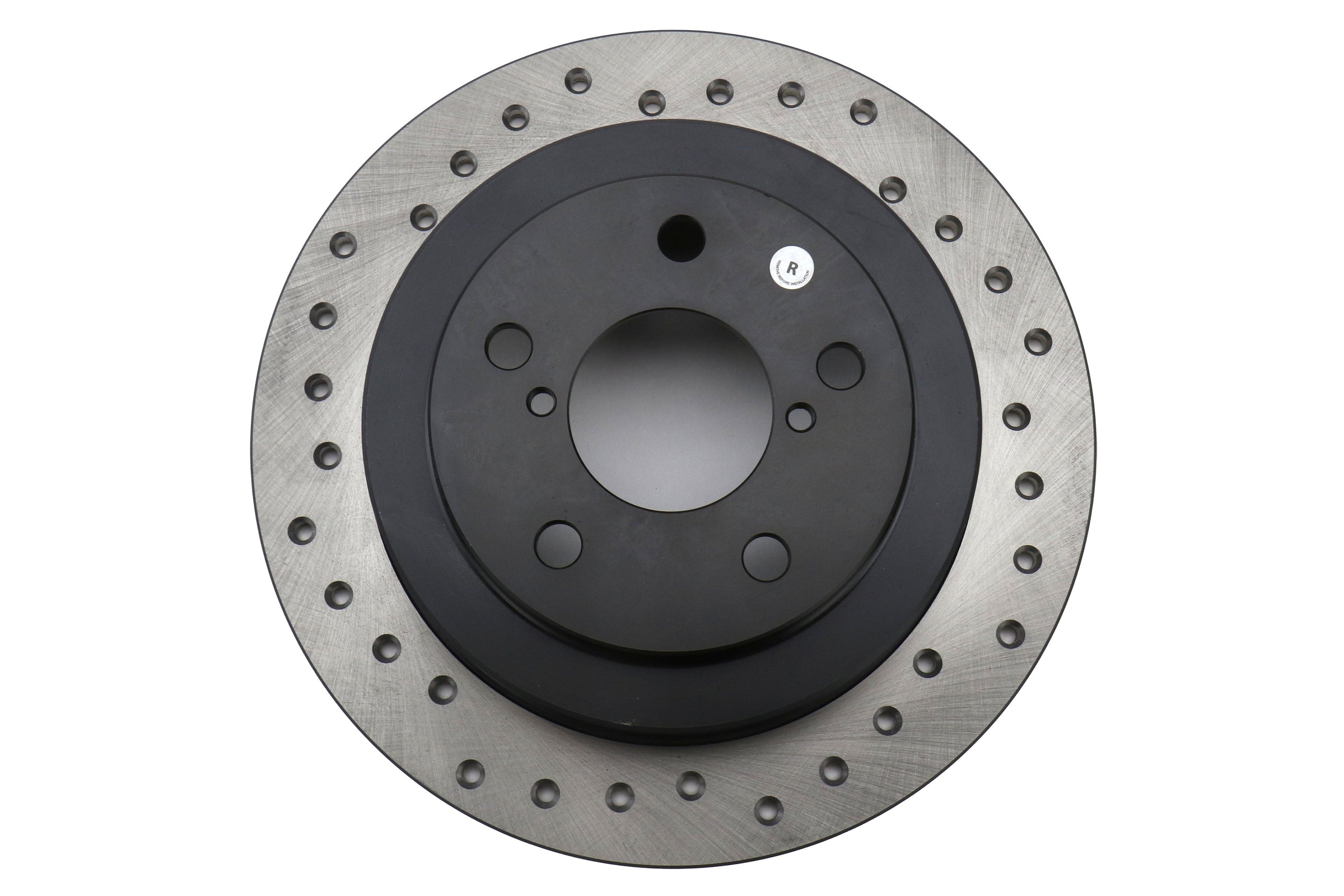 Stoptech Drilled Rear Rotor Pair - Subaru Models (inc. 2002-2005 WRX)
