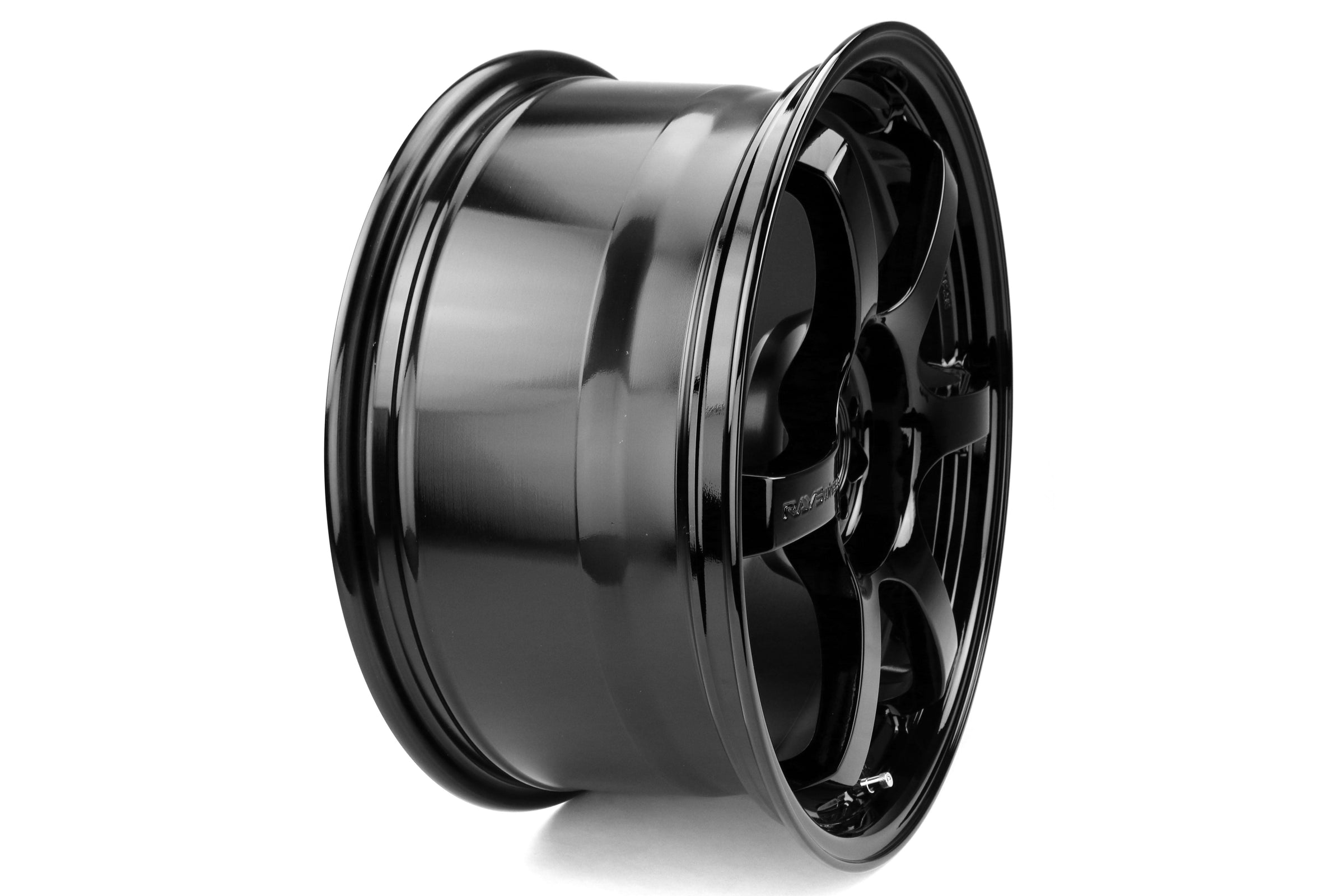Gram Lights 57DR Glossy Black 18X8.5 +37mm 5x108 (Single Wheel)- 2013-2018 Ford Focus ST / 2016-2018 Ford Focus RS