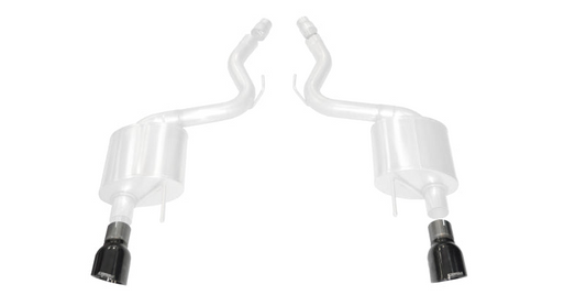 Corsa 15-17 Ford Mustang GT 3.0in Inlet / 4.5in Outlet Black PVD Tip Kit (For Corsa Exhaust Only)