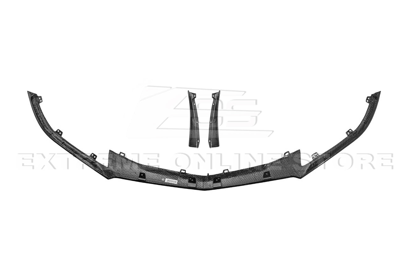 2016-19 Cadillac ATS-V Track Package Dry carbon Fiber Front Lip & Side Wheel Arch