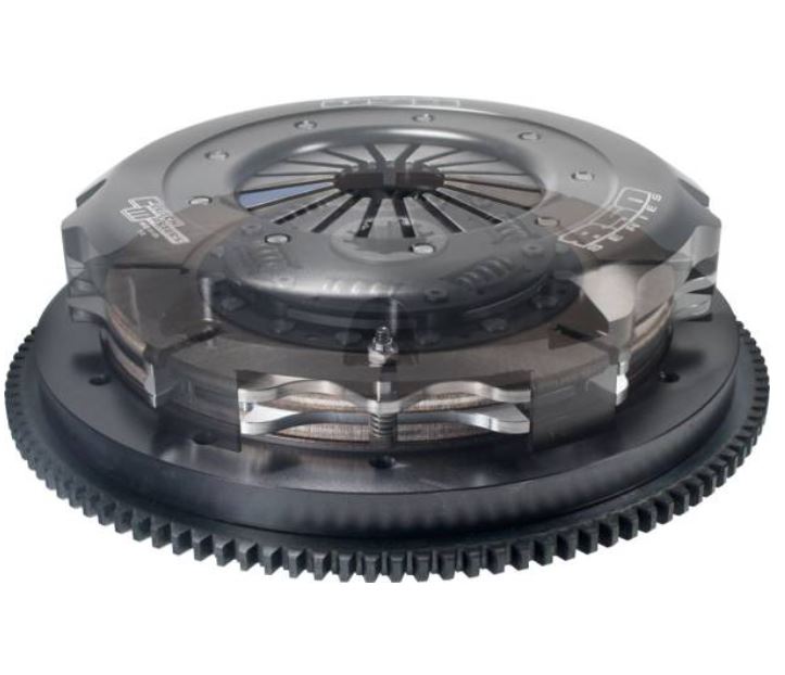 Clutch Masters 89-98 Nissan Skyline Race Series Twin Disc Clutch Kit w/ Aluminum Flywheel (06045-TD8R-A)