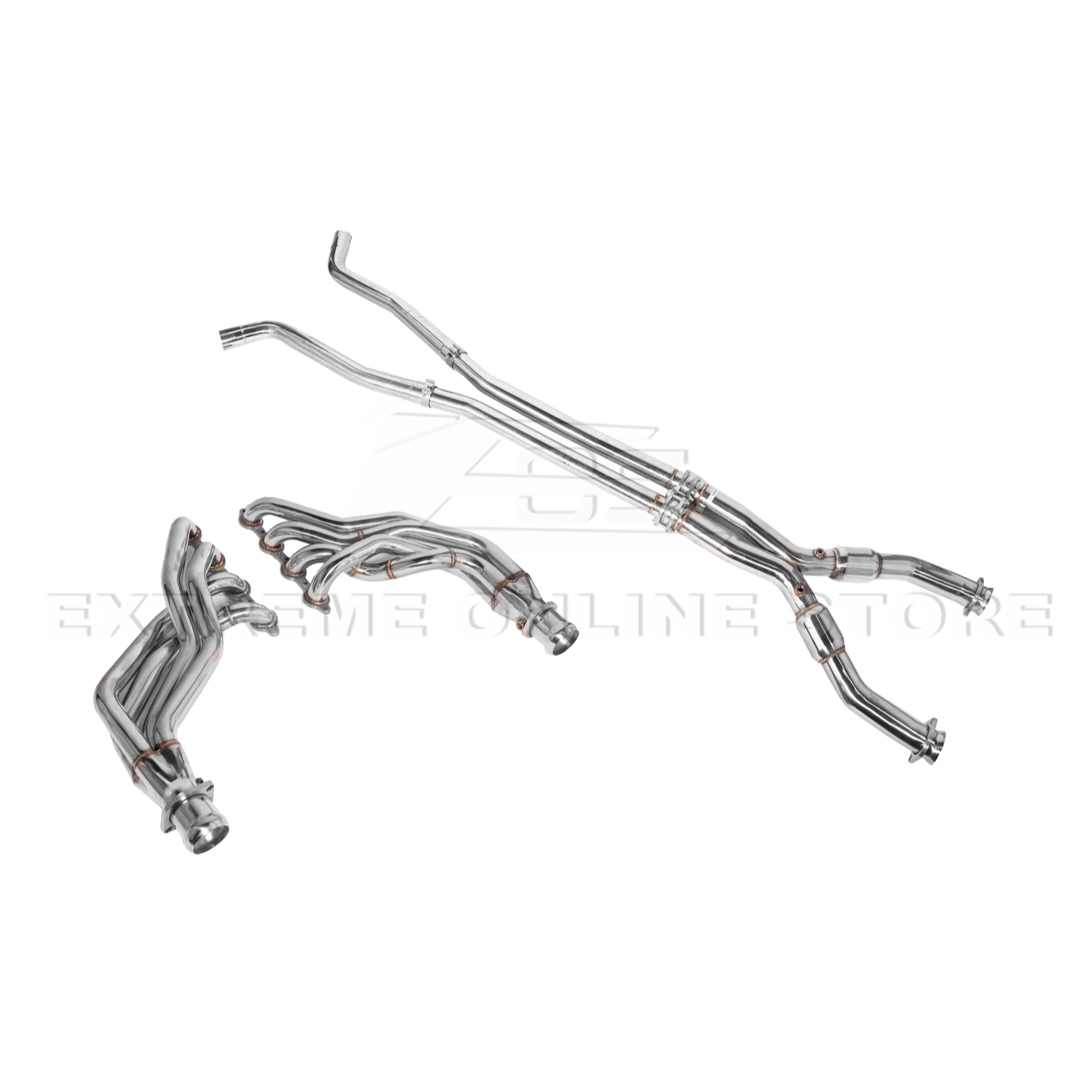 2009-2014 Cadillac CTS-V Long Tube Headers & Resonated Mid Pipe