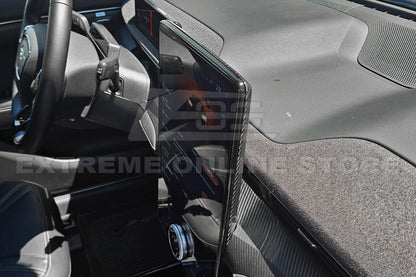 2021+ Ford Mustang Mach-E DRY CARBON FIBER Navigation Monitor Cover