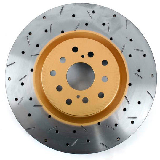 DBA 4000 Series Drilled/Slotted Rotor Single Front - 2004-2007 Subaru STI