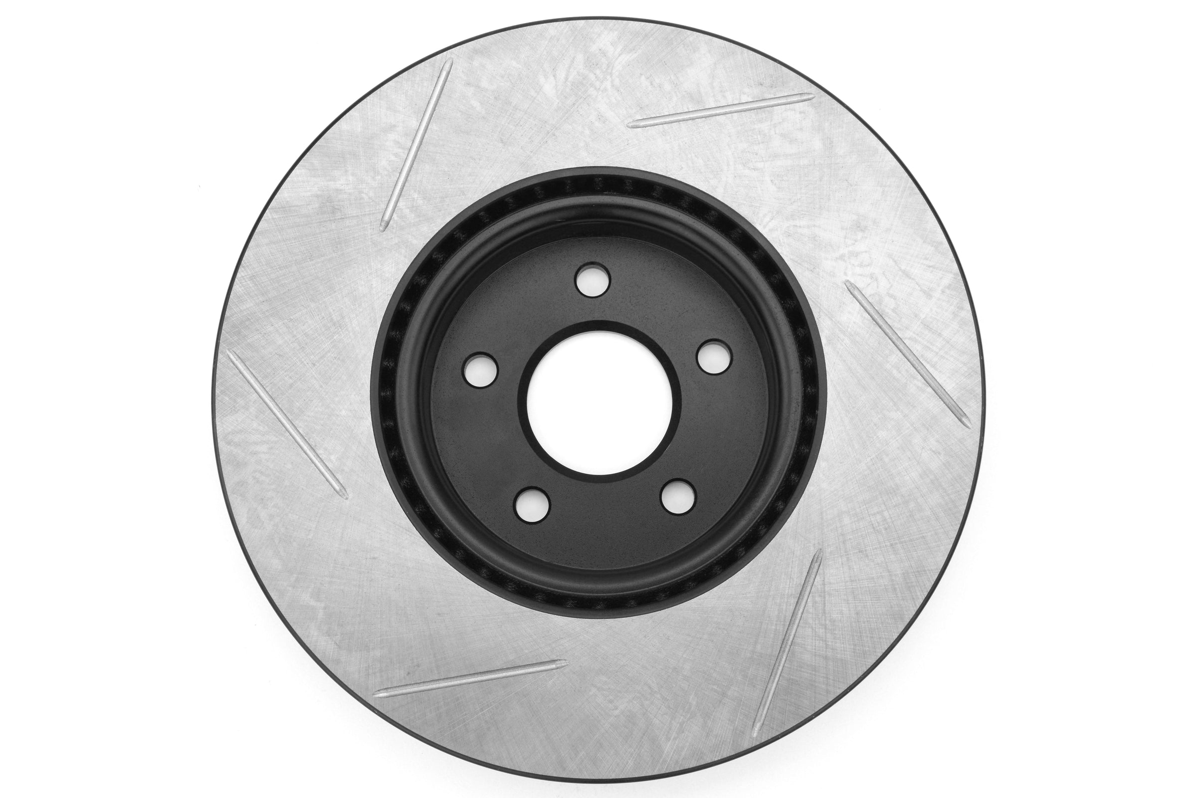 Stoptech Slotted Front Left Rotor Single - 2013-2014 Ford Focus ST