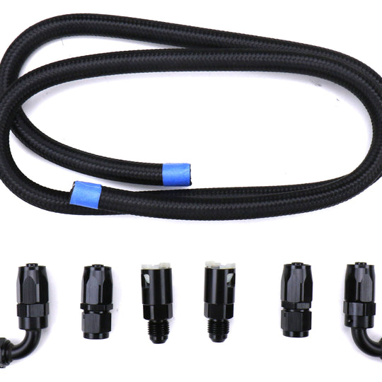 Torque Solution 6an Flex Fuel Add-On Kit - 2002-2014 Subaru WRX / 2007-2021 STI / 2004-2006 Baja / 2004-2013 Forester / 2005-2009 Legacy / Outback / 2005-2006 Saab 9-2X
