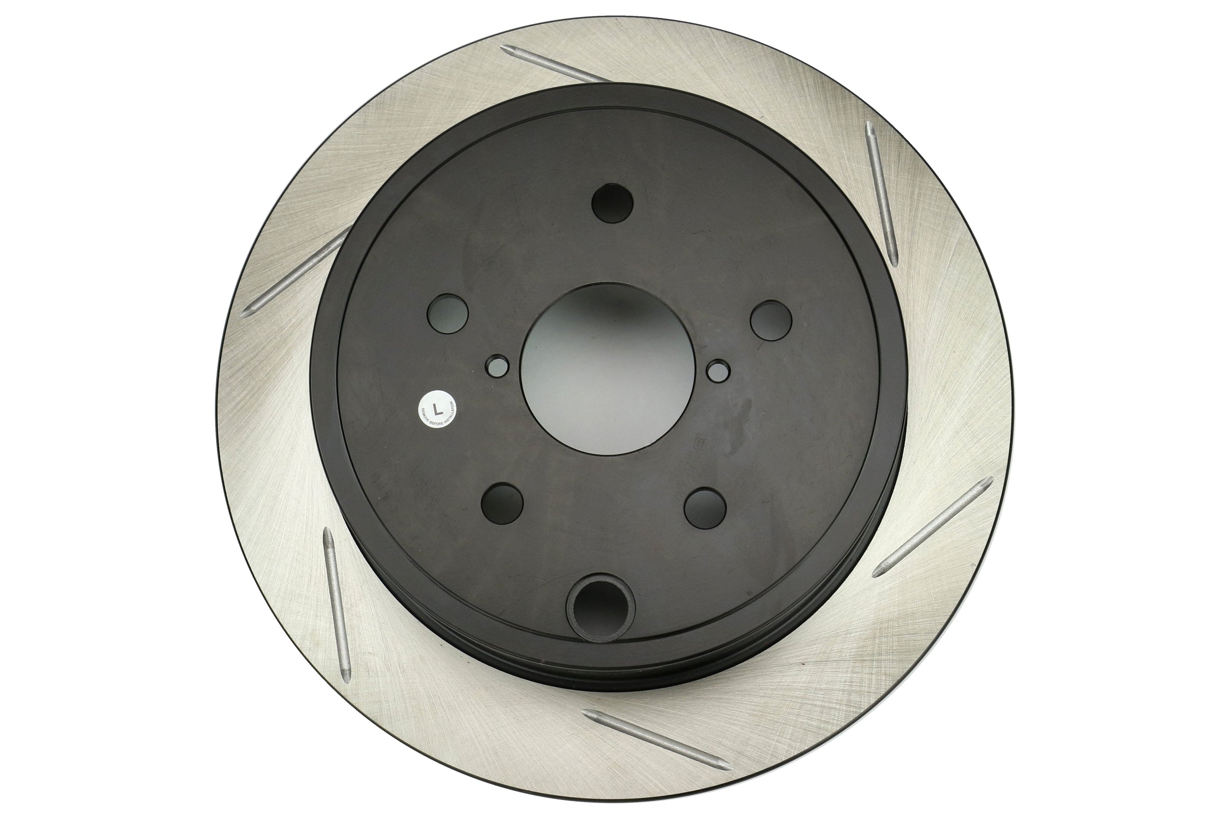 Stoptech Sport Slotted Rear Rotors Pair - 2015-2021 Subaru WRX