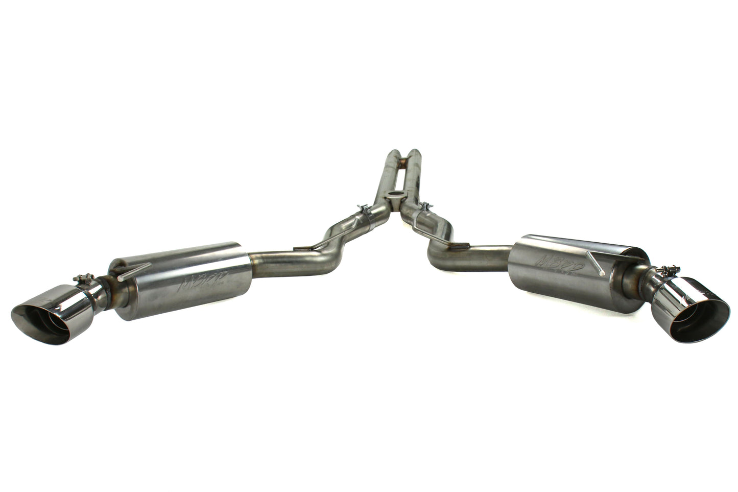 MBRP 3in Street Version Dual Cat Back Exhaust System - 2015-2017 Ford Mustang GT