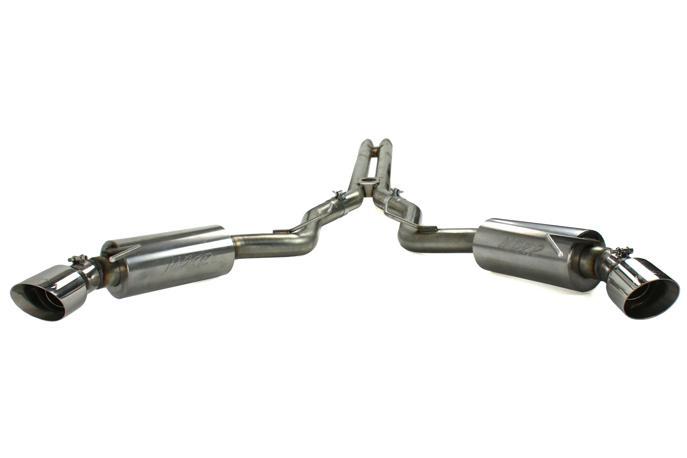 MBRP 3in Street Version Dual Cat Back Exhaust System - 2015-2017 Ford Mustang GT