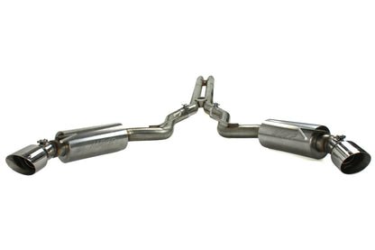MBRP 3in Street Version Dual Cat Back Exhaust System - 2015-2017 Ford Mustang GT