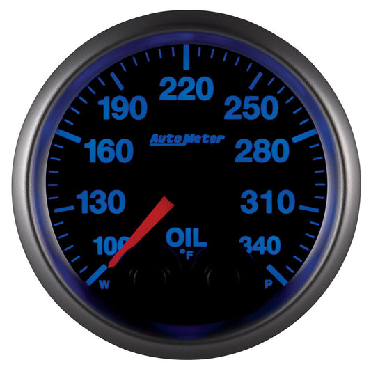 Autometer Elite Oil Temperature Gauge 7 Color 52mm - Universal