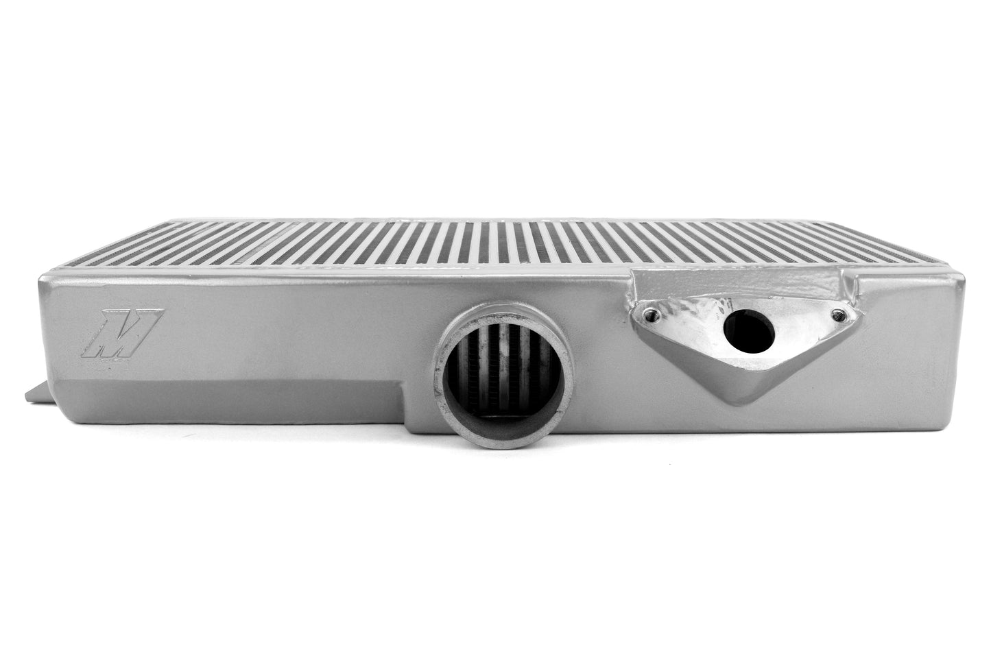 Mishimoto Top Mount Intercooler Silver/Blue - Subaru STI 2008+