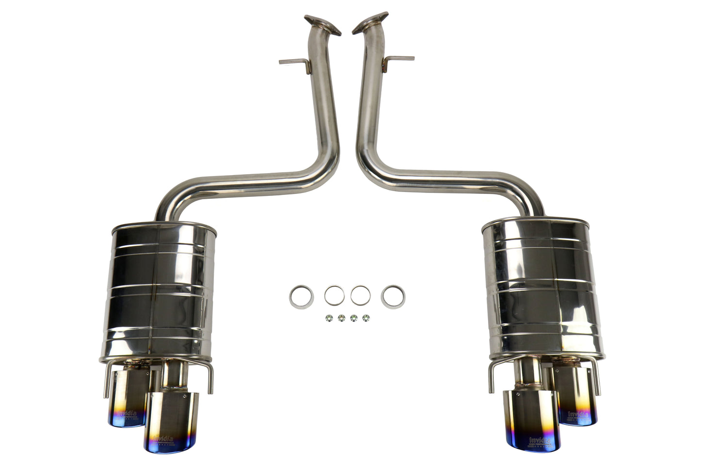 Invidia Q300 Axle Back Exhaust - Titanium Tips - 2015-2017 Lexus RC350 / RC200T