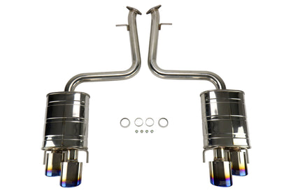 Invidia Q300 Axle Back Exhaust - Titanium Tips - 2015-2017 Lexus RC350 / RC200T