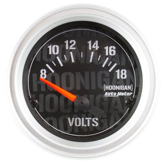 Autometer Hoonigan Voltmeter Gauge 52mm - Universal