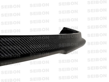 Seibon Carbon Fiber DL Style Front Lip - 2003-2005 Mitsubishi Evo 8