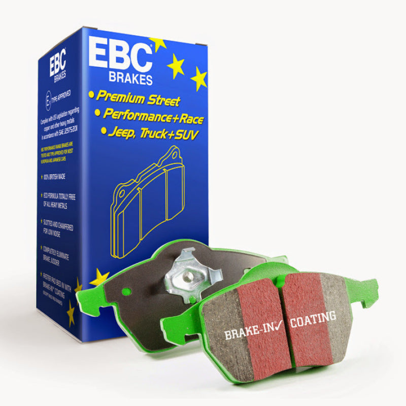 EBC 14+ Audi A3 1.8 Turbo (w/Electronic Parking Brake) Greenstuff Rear Brake Pads