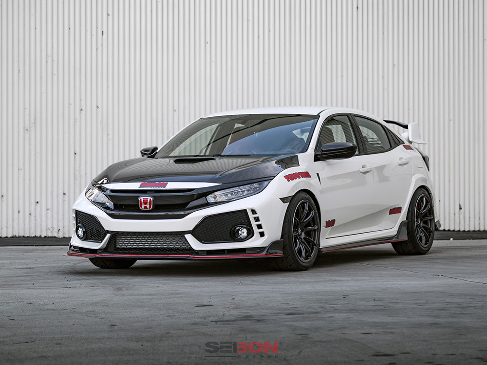 Seibon Carbon Fiber OE-Style Hood - 2017-2020 Honda Civic Type R