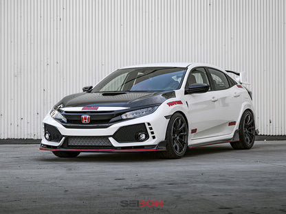Seibon Carbon Fiber OE-Style Hood - 2017-2020 Honda Civic Type R