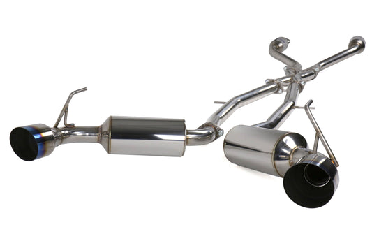 Invidia Dual N1 GT Cat Back Exhaust - Titanium Tips - 2009-2016 Nissan 370Z