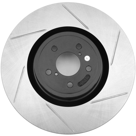 Stoptech Slotted Front Left Rotor Single - 2004 Subaru STI