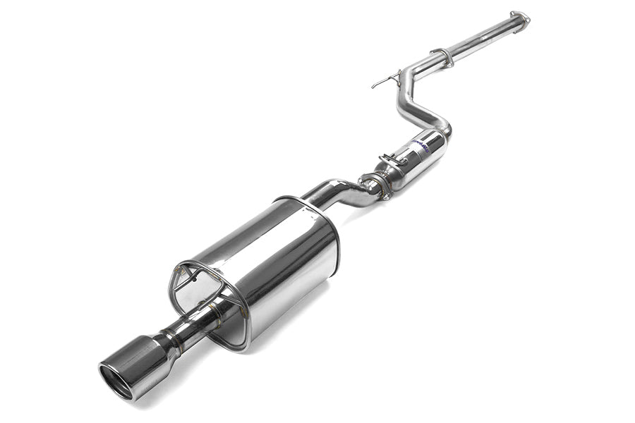 Invidia Q300 Single Exit Cat Back Exhaust - Stainless Steel Tip - 2012-2014 Honda Civic Si Coupe