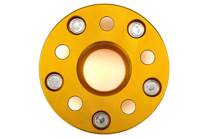 ISC Suspension 5x100 to 5x114.3 25mm Wheel Adapters Gold - Subaru Models (inc. 2002-2014 WRX)