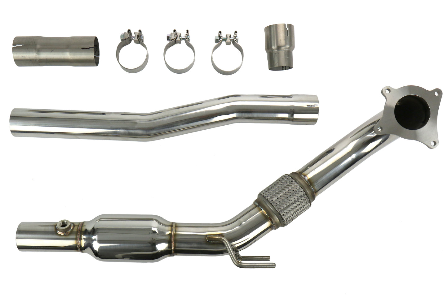 Invidia Catted 3in Downpipe - Volkswagen Golf Models (inc. 2007-2012 GTI(MK6) /  2005-2006 1.8T)