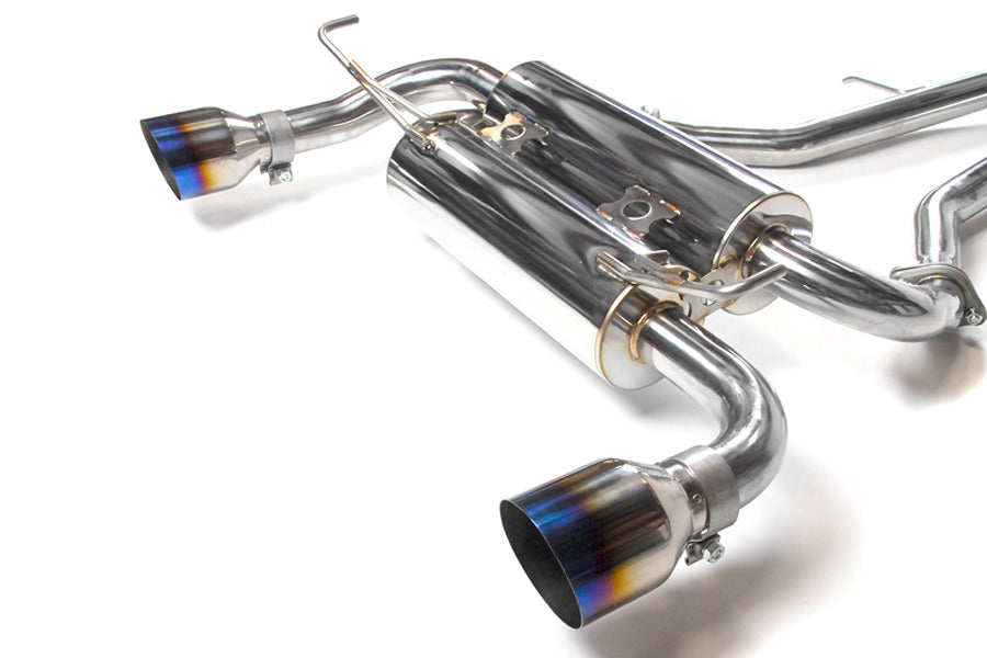 Invidia Gemini Cat Back Exhaust - Titanium Tips - 2003-2009 Nissan 350Z
