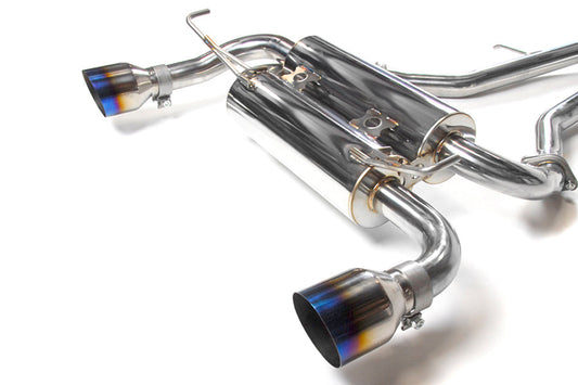 Invidia Gemini Cat Back Exhaust - Titanium Tips - 2003-2009 Nissan 350Z