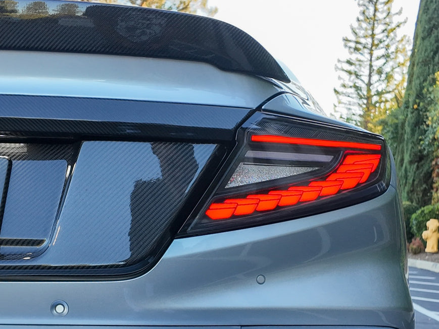 OLM Phantom-Spec LED Taillights (Clear Lens / White Optic) - 2022-2025 Subaru WRX