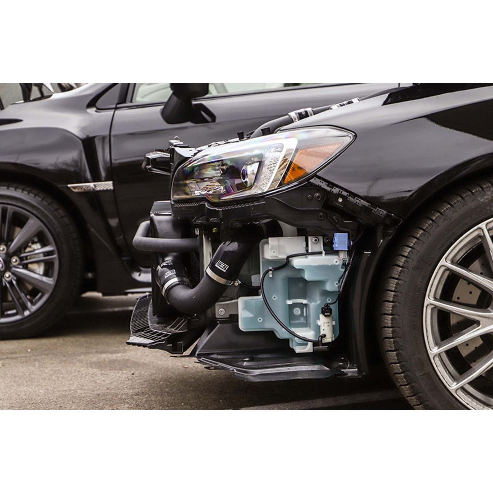 GrimmSpeed Front Mount Intercooler Kit Black Core w/ Black Piping - 2015-2021 Subaru WRX / STI