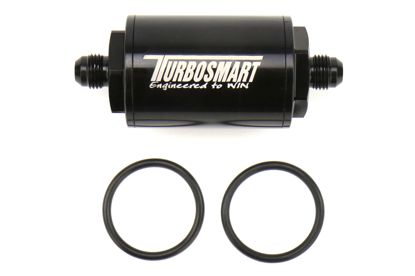 Turbosmart FPR Billet Fuel Filter 10um -6AN Black