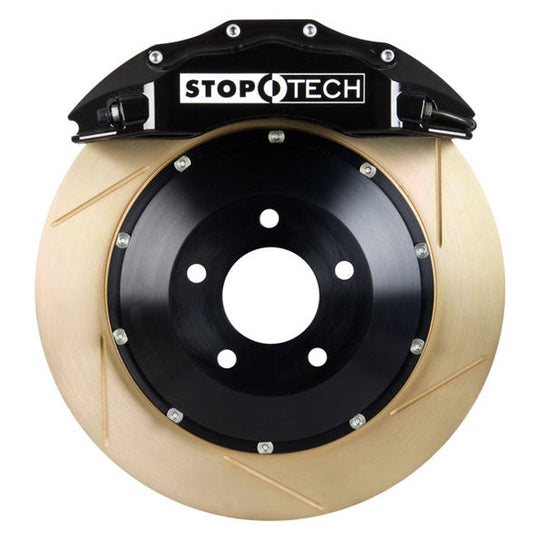 Stoptech ST-60 Big Brake Kit Front 355mm Black Zinc Slotted Rotors - 2003-2006 Mitsubishi Evo 8/9