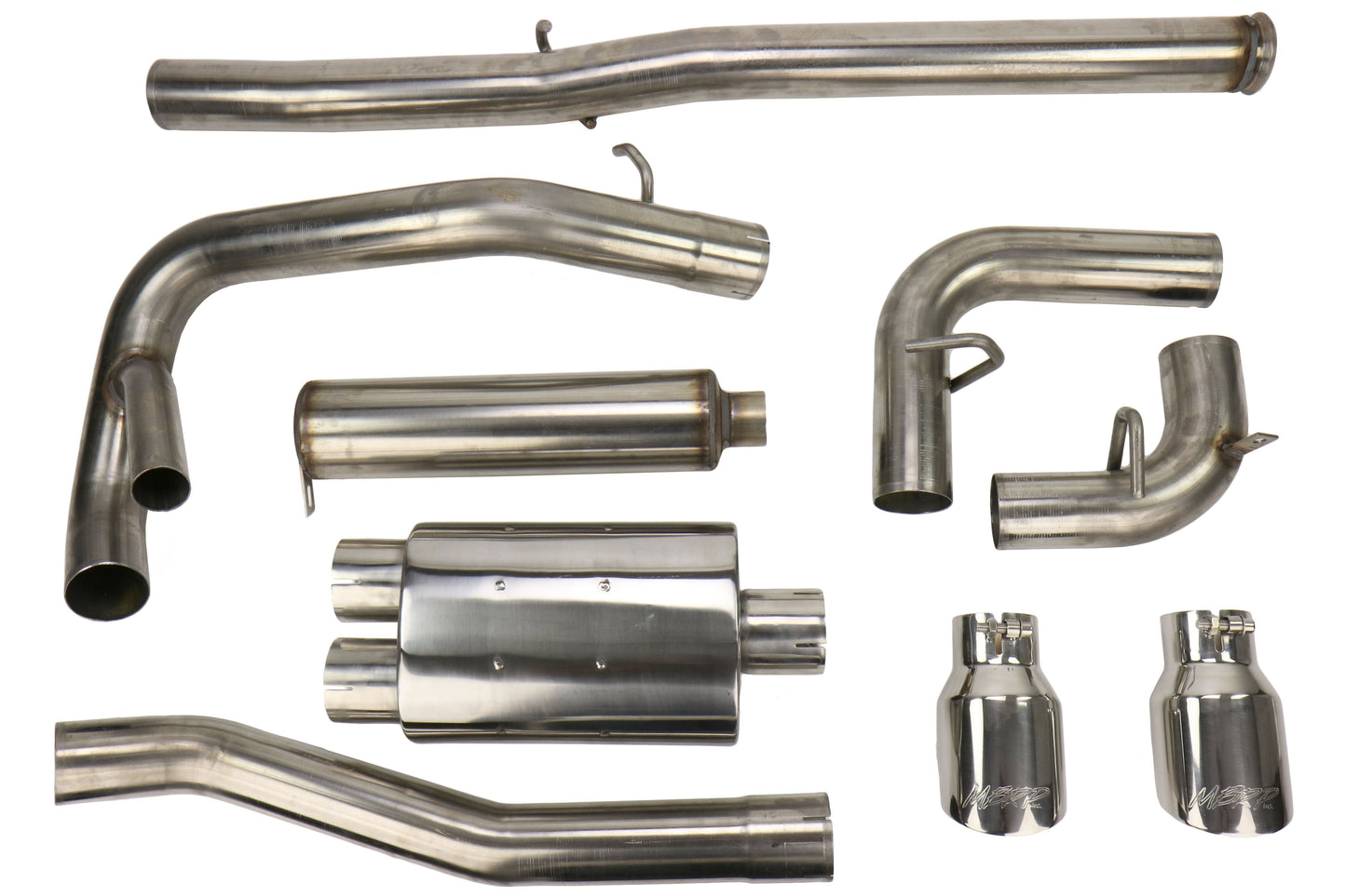 MBRP XP Series 3in Cat Back Dual Outlet Exhaust Stainless Steel - 2016-2017 Ford Focus RS