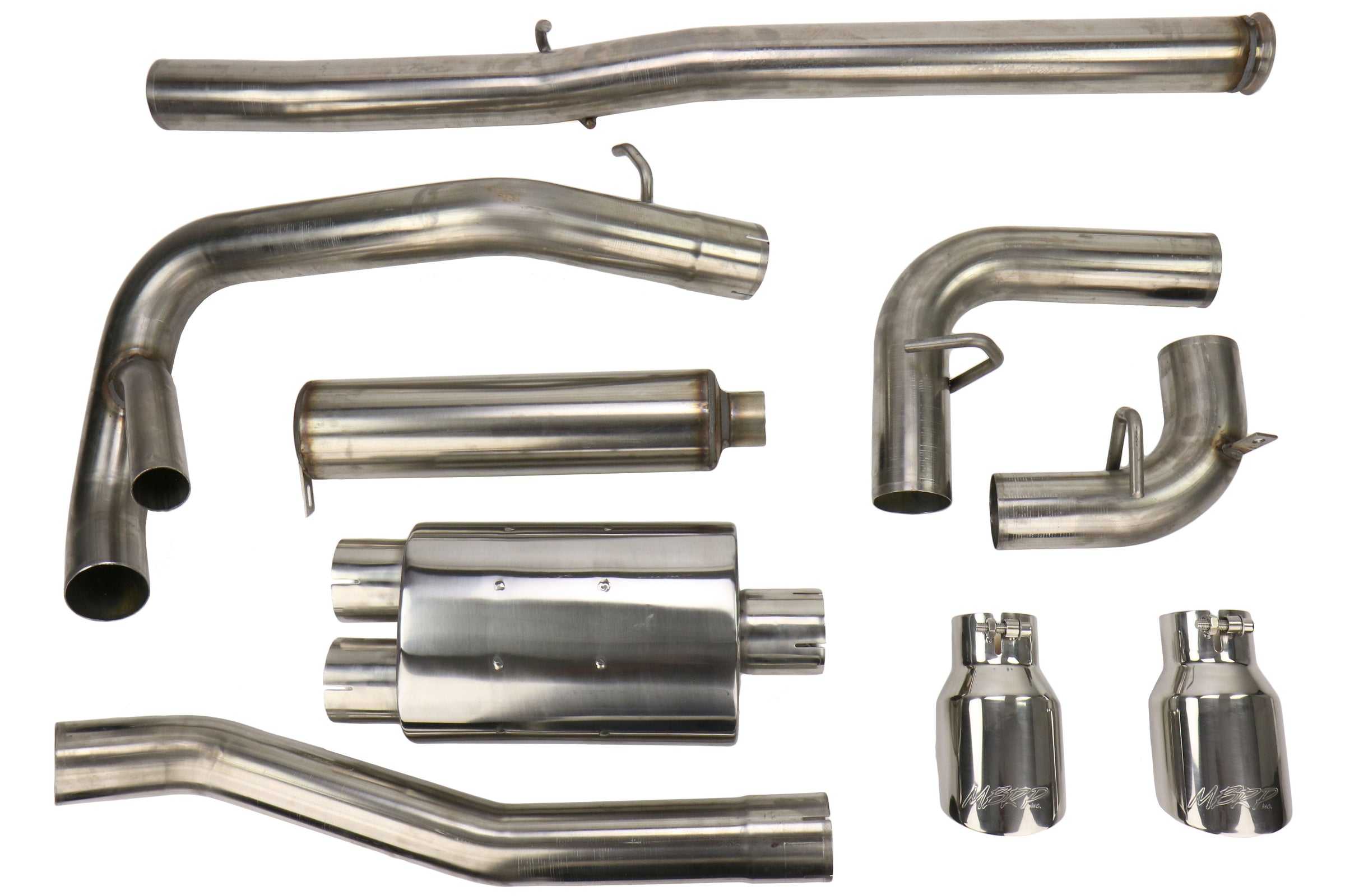 MBRP XP Series 3in Cat Back Dual Outlet Exhaust Stainless Steel - 2016-2017 Ford Focus RS