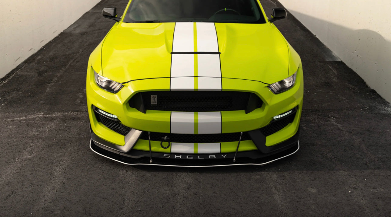 LVA 2015-2021 FORD MUSTANG GT350 FRONT SPLITTER (OEM BUMPER)