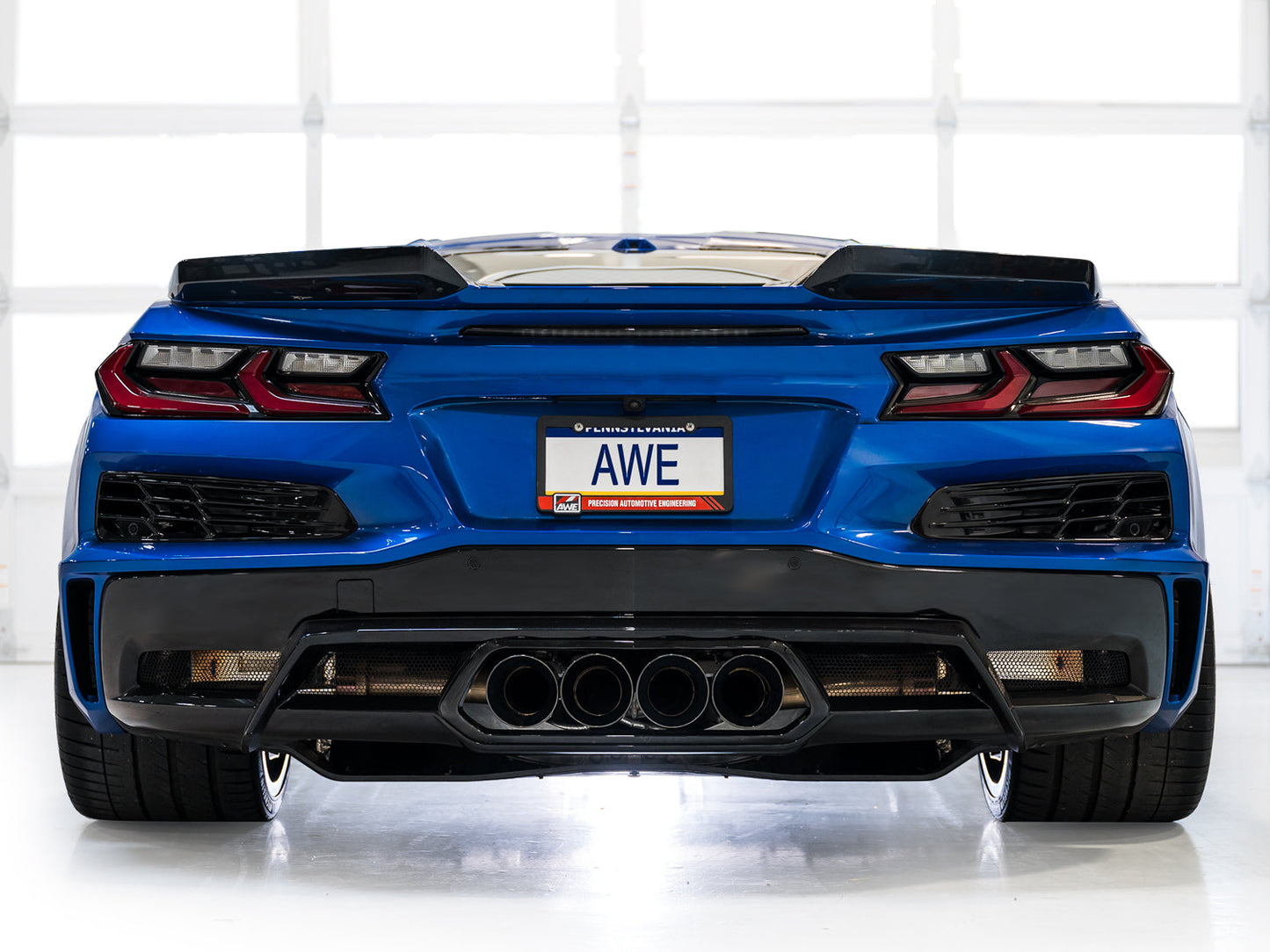 AWE SwitchPath Exhaust for C8 Corvette Z06 - Diamond Black Tips