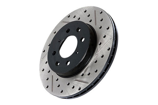 Stoptech Slotted/Drilled Rotor Front Right - 2015-2021 Subaru WRX