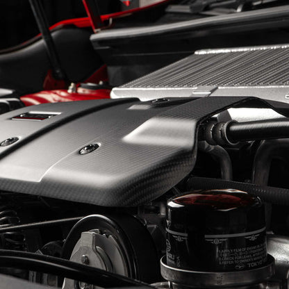 COBB Redline Matte Carbon Fiber Engine Cover - 2022-2026 Subaru WRX