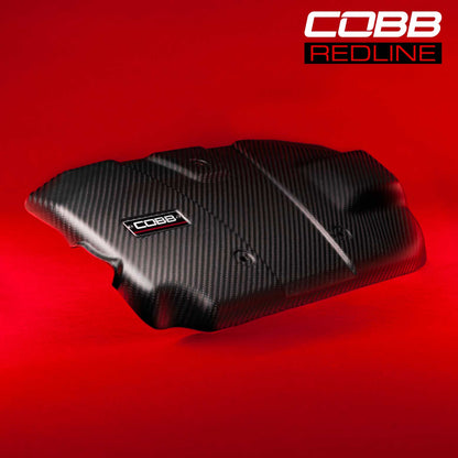 COBB Redline Matte Carbon Fiber Engine Cover - 2022-2026 Subaru WRX