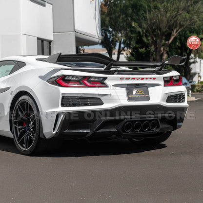 Z06 Conversion Corvette C8 All Model DRY CARBON FIBER Rear High Wing