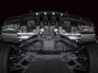 AWE SwitchPath Exhaust for C8 Corvette Z06 - Diamond Black Tips
