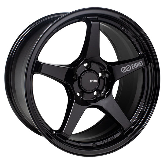 Enkei TS-5 Gloss Black 18x8.5 +40 5x108 (Single Wheel) - 2016-2018 Ford Focus RS / 2013-2018 Ford Focus ST