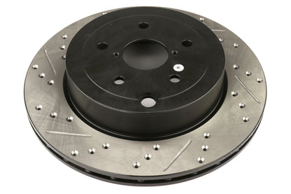 Stoptech Drilled and Slotted Rotor Single Rear Right - 2008-2017 Subaru STI